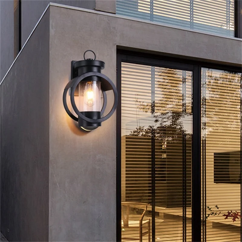 SOFEINA Outdoor Wall Light Retro Sconce Lamp Waterproof Classical Home Decorative For Porch Balcony