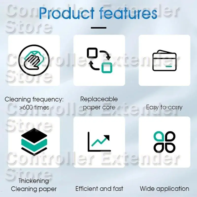 N84B Múltiples superficies Tinción Papel cubo cubo Súper absorbente biodegradable