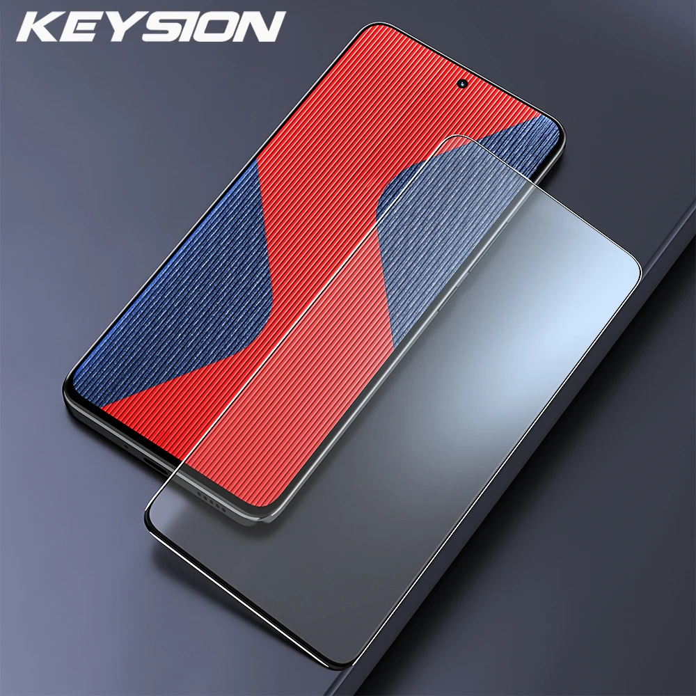 KEYSION Tempered Glass Full Cover for Google Pixel 8 Pro 7 Pro 7A HD Transparent Screen Protective Film for Google Pixel6 Pro 6A