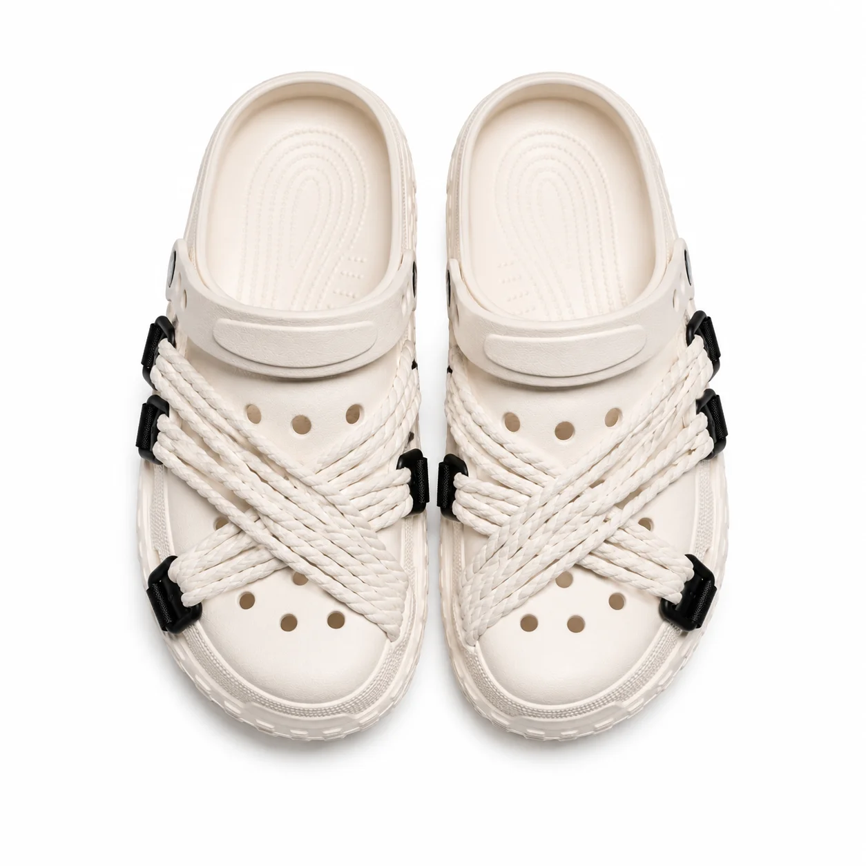 Mens Outdoor Casual Captain Shoes, Summer Non-slip Drainage Sandals, Beach Closed-toe Slippers, Trendy Daily Two-way Shoes