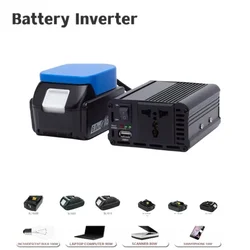 200w inversor 240v estação de energia para makita 18v bateria de lítio inversor powerstation adaptador para eua/reino unido/au (somente ferramenta)