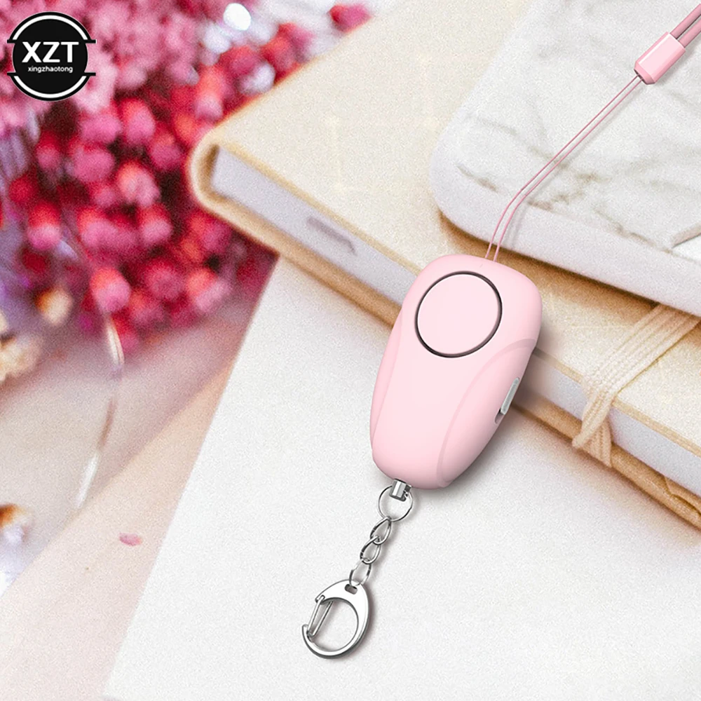 Self Defense Alarm 120dB Anti-wolf Girl Child Women Security Protect Alert Personal Safety Scream Loud Emergency Alarm Keychain
