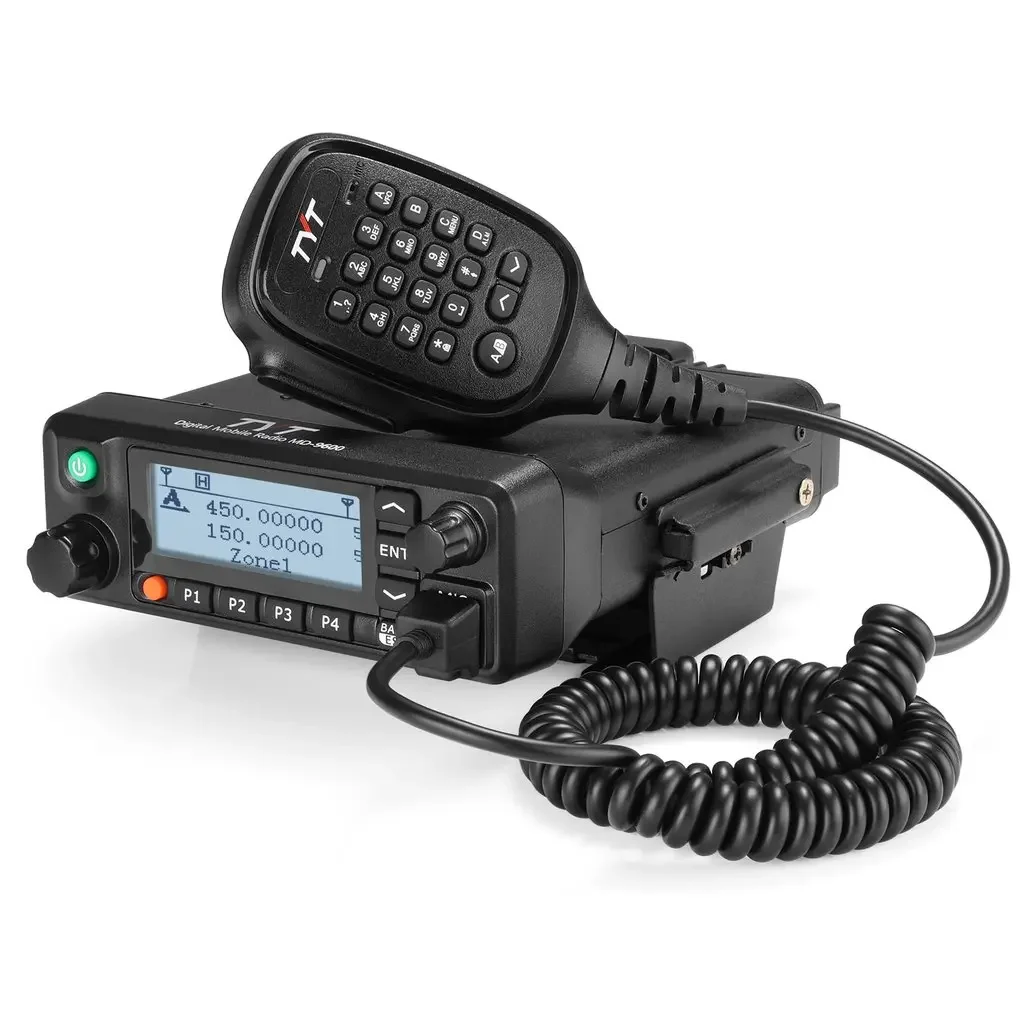 TYT MD9600 Radio móvil DMR analógico VHF UHF cifrado de doble ranura de tiempo 50W estación Base GPS opcional intercomunicador para vehículo