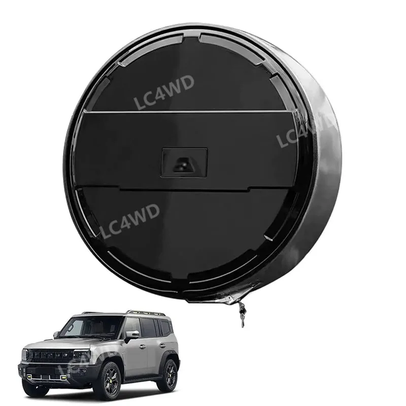 Off Road 4x4 Exterior Accessories Full coverage 19 Inch Rear Spare Tire Protective Cover For Chery Jetour Traveler T2 2023-2026