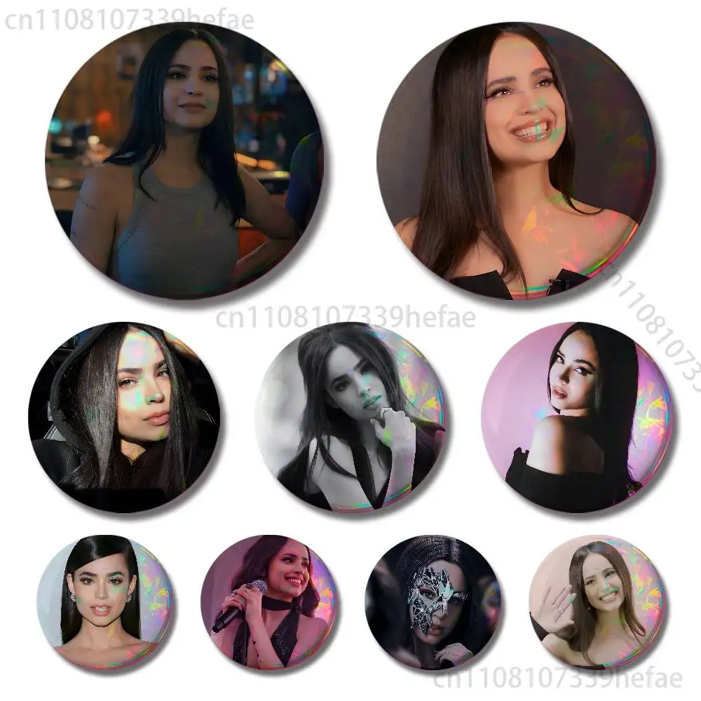 Actor S-Sofia C-Carson 32mm 58mm 75mm 44mm 25mm Anime Badges Brooches DIY Pins Decorations Birthday Valentine Gifts