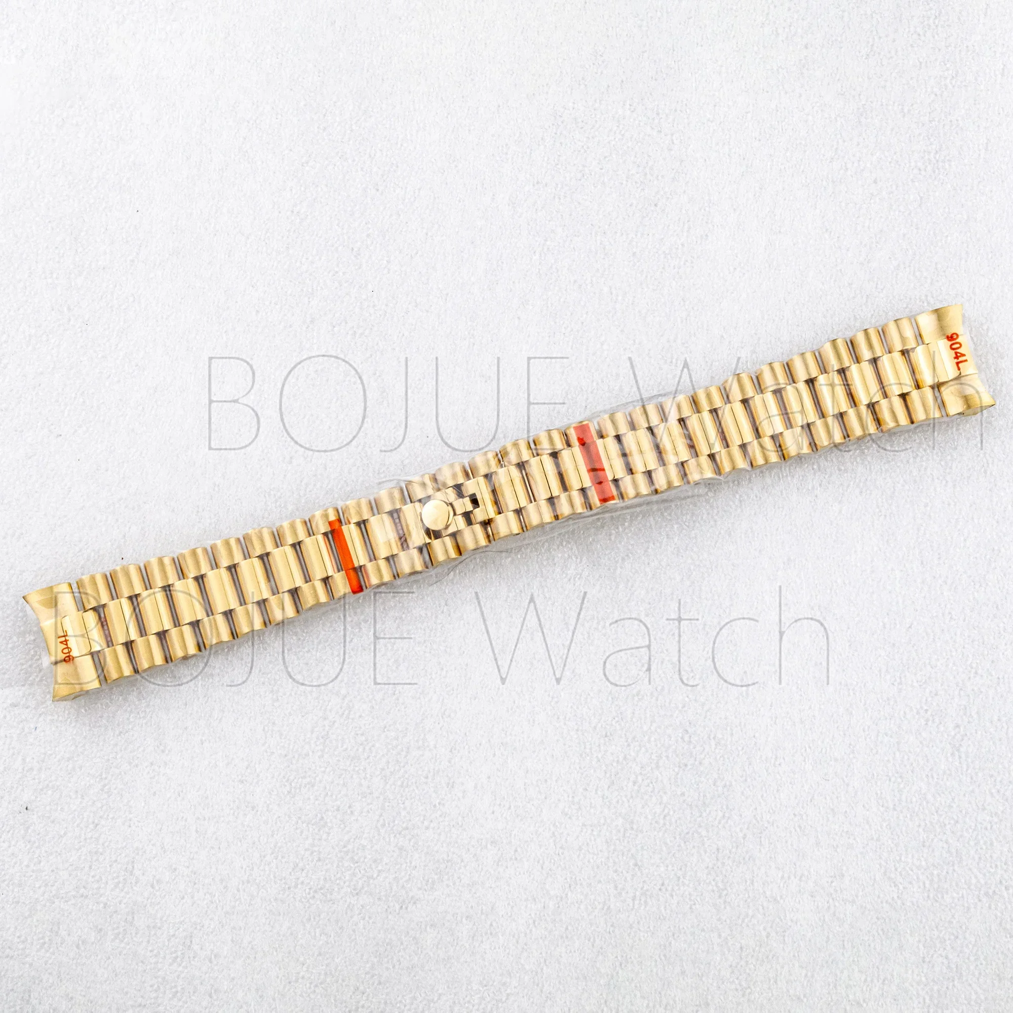 20mm silver gold rose gold black watch president bracelet strap stainless steel folding buckle fit Datejust 36/39mm watch case - Image 4