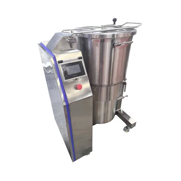 منتج أغذية تجاري 70L مع خلاط قاطع عمودي 11 كيلو وات ماكينة سرعة قابلة للتعديل لحم سجق هموس جديد