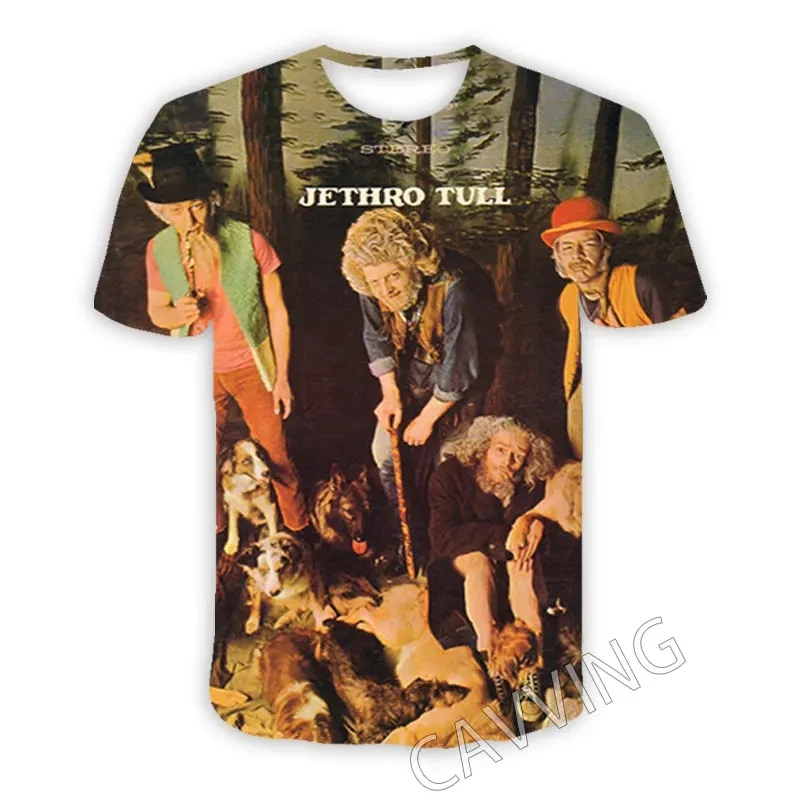 Rock Band Jethro Tull 3d Print T-shirt Men Women Fashion Casual Oversized Short Sleeve Tops Tees Men Clothing Kids Tshirt Unisex