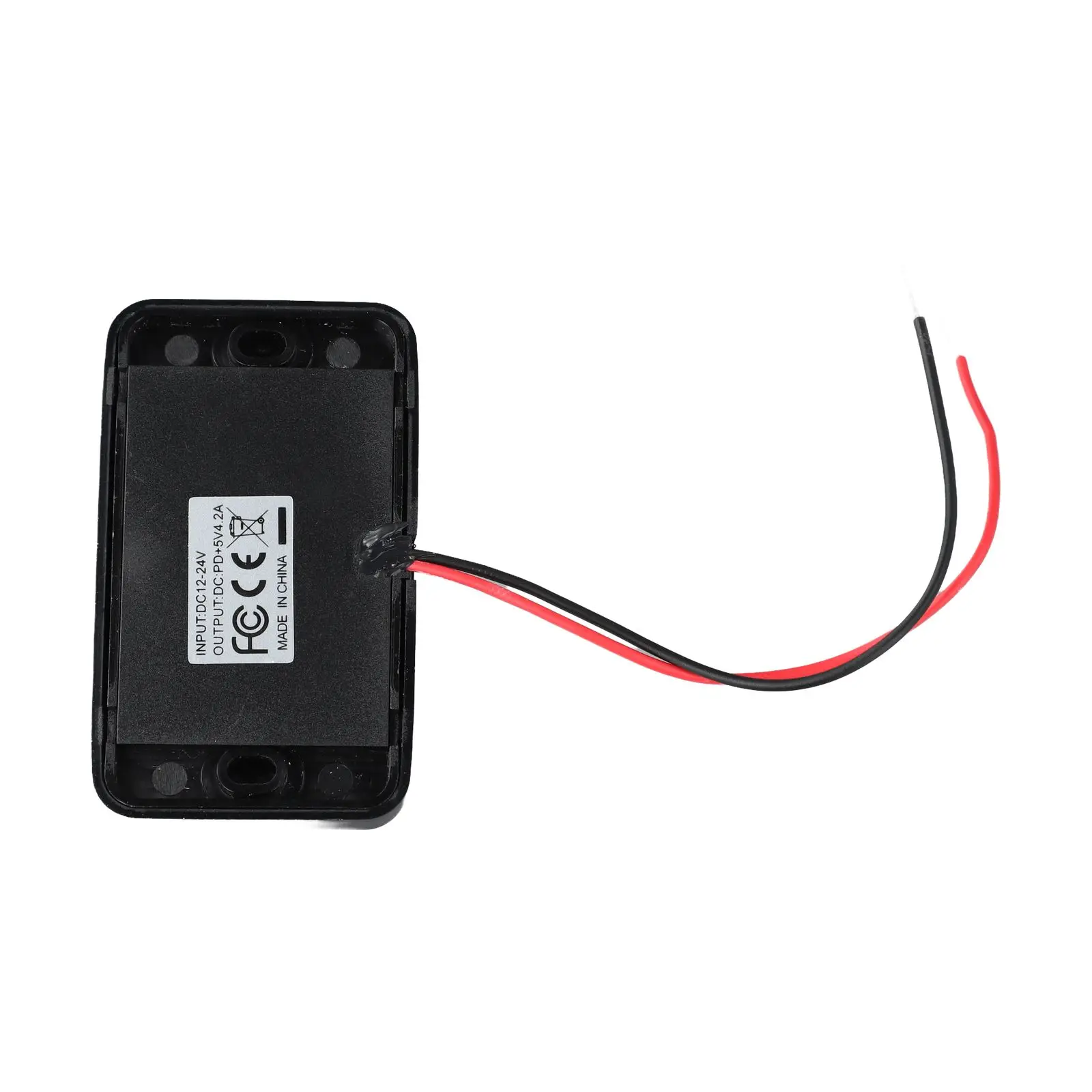 12V 24V Car USB Charger Socket with Dual Ports Mount Adapter for RVs and Trucks Includes Power Switch Functionality