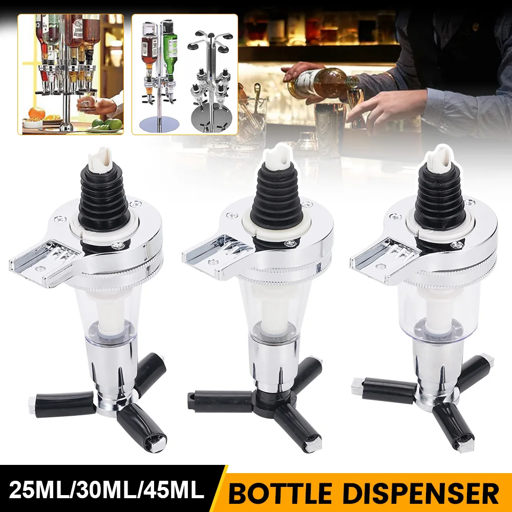 Dosificador de Bebidas de 25ml/30ml/45ml, Dispensador de Bebidas con Boquilla Antiderrames, Rociador de Vino, Dispensador de Alcohol y Licores