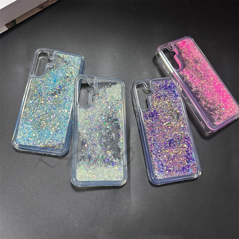 

A15 Чехол Glow In The Dark Glitter Bling Cover для Samsung A14 A16 A36 A50 A52 A25 A55 A56 A13 Светящийся плавающий чехол для телефона Funda