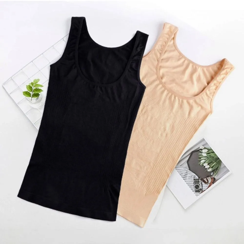 

Seamless Tummy Control Shapewear Compression Underwear Women's Waist Trainer Vest Corset Chest Support Slimming Body Shapers
