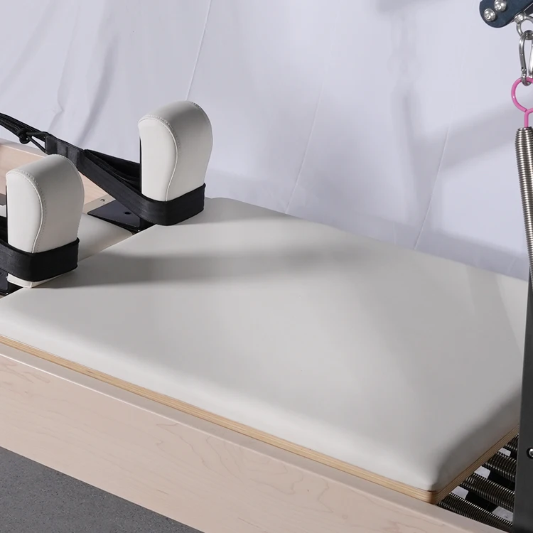 Luxury Trapeze Table Pilates Reformer Cadillac Tower Oak Wood Frame Versatile Studio Workout Strength Rehab Equipment