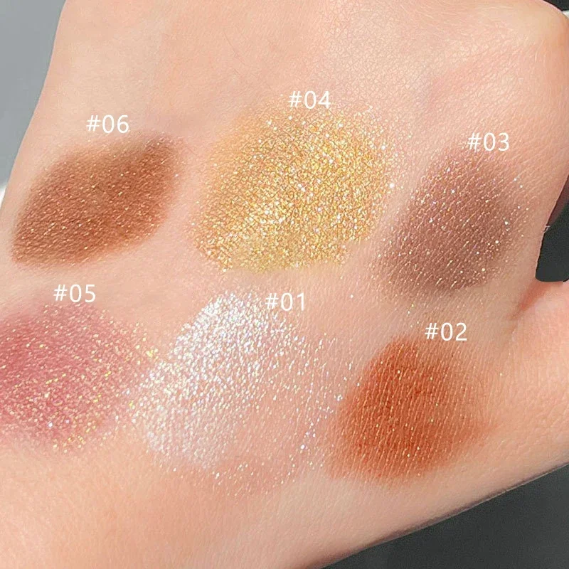 Dwustronny rozświetlający cień do powiek – migoczący, rozjaśniający, długotrwały, nie rozmazujący się, perłowy świecący sztyft do makijażu