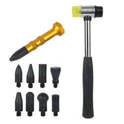 Car Dent Hammer Repair Dings Removal Tools Hail Bulge Remover Tap Down Pen Auto Sheet Metal Set Automotive Accessories Universal