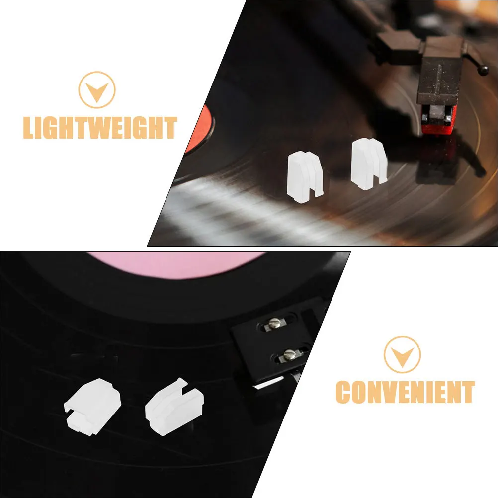5Pcs Plattenspieler Nadel Abdeckungen Kunststoff Stylus Protektoren Einfache Installation Plattenspieler Verwenden Plattenspieler Nadel Abdeckung