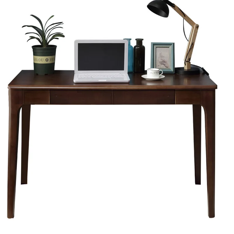 

Nordic solid wood desk simple desktop computer Japanese desk bedroom home student study desk