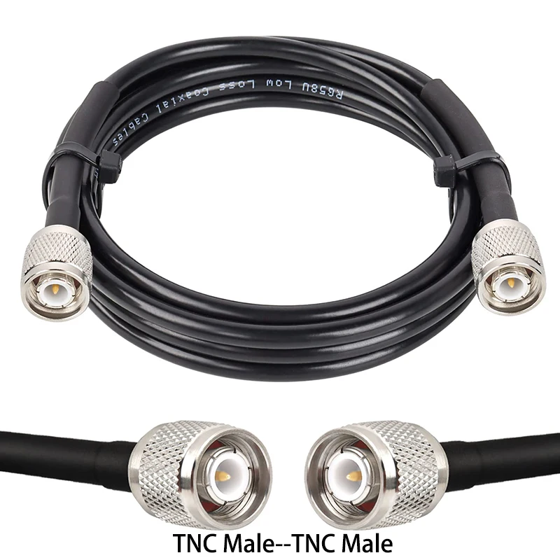 Bingfu RTK Survey GPS antenna extension line TNC male to TNC Male RG58 coaxial jump line for GNSS RTK Survey GPS navigation