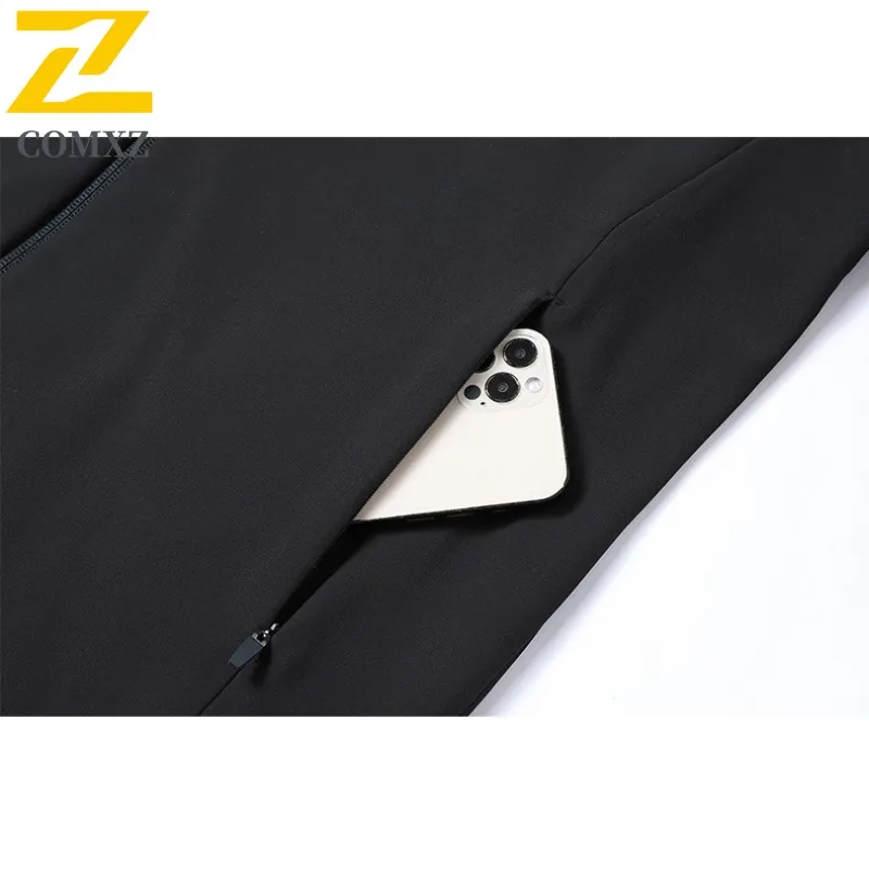 COMXZ سترة التزلج على الجليد 2025 جديد الرجال جودة عالية مقاومة البرد معطف دافئ فاخر مقنعين السفر معاطف الشتاء خفيفة الوزن #6