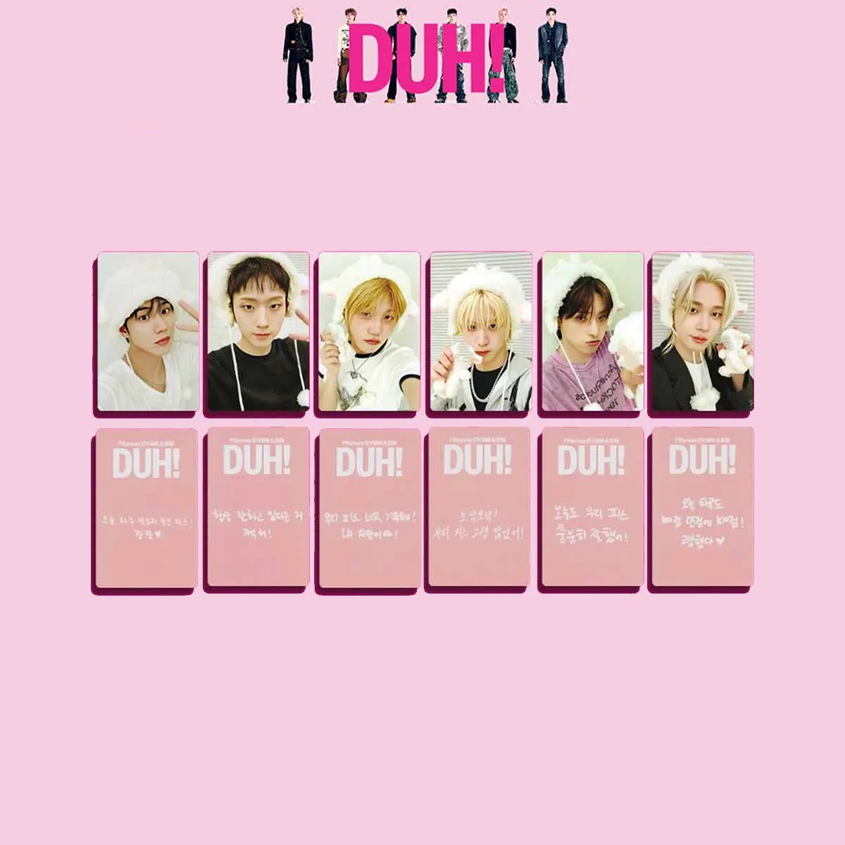 6/12 Pz/set P1Harmony DUH Album AM FANSIGN Ver Selfie Carte SOUL INTAK JONGSEOB THEO Moda Tesserino Ventole Cartolina Da Collezione