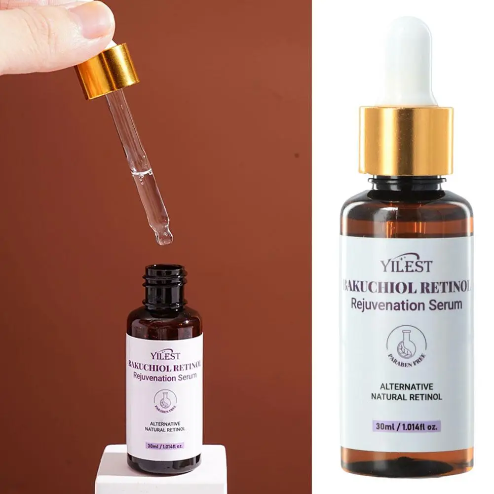 레티놀 세럼 베나추어 바쿠치올 레티놀 에센스 주름 방지 빛나는 피부 여드름 감소 페이스 세럼 30ml E5F8