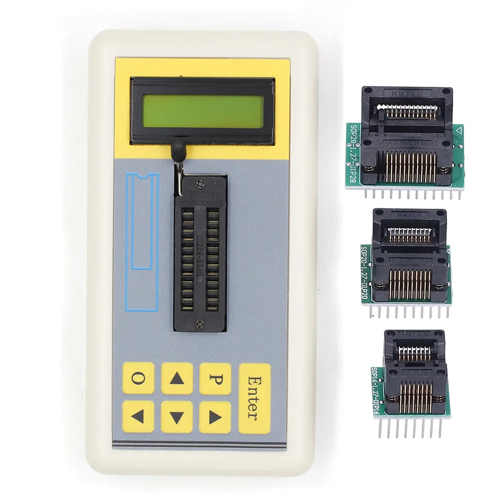 Multifunctional Integrated Circuit Tester for MFor ICroelectronFor ICs with Extensive Database of Over 1300 Chip Types