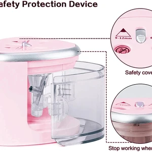 Tenwin-Two-Loch Electric Spitzer Bleistift, automatischer Spitzerbleistiftschwert, Heimbüro und Schulmaterial, Kunstbraun, neu 8 Hauptverkaufstabellenplaner - №8