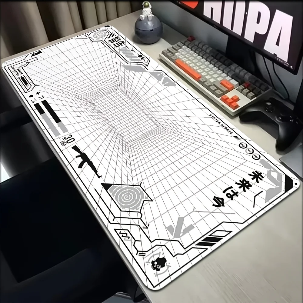 Large E-sports Desk Mat CSGO Anime Kawaii Large Mouse Pad Gamer Office Accessories PC Game Keyboard Wear-resistant Pad Home Xxl