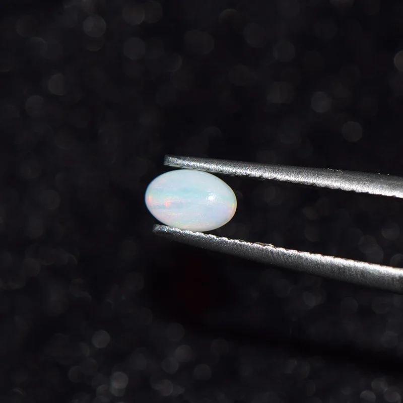 Natural Australian Opal 4*6mm Oval Opal 18K Gold Inlaid Stone Manufacturer Wholesale Opal