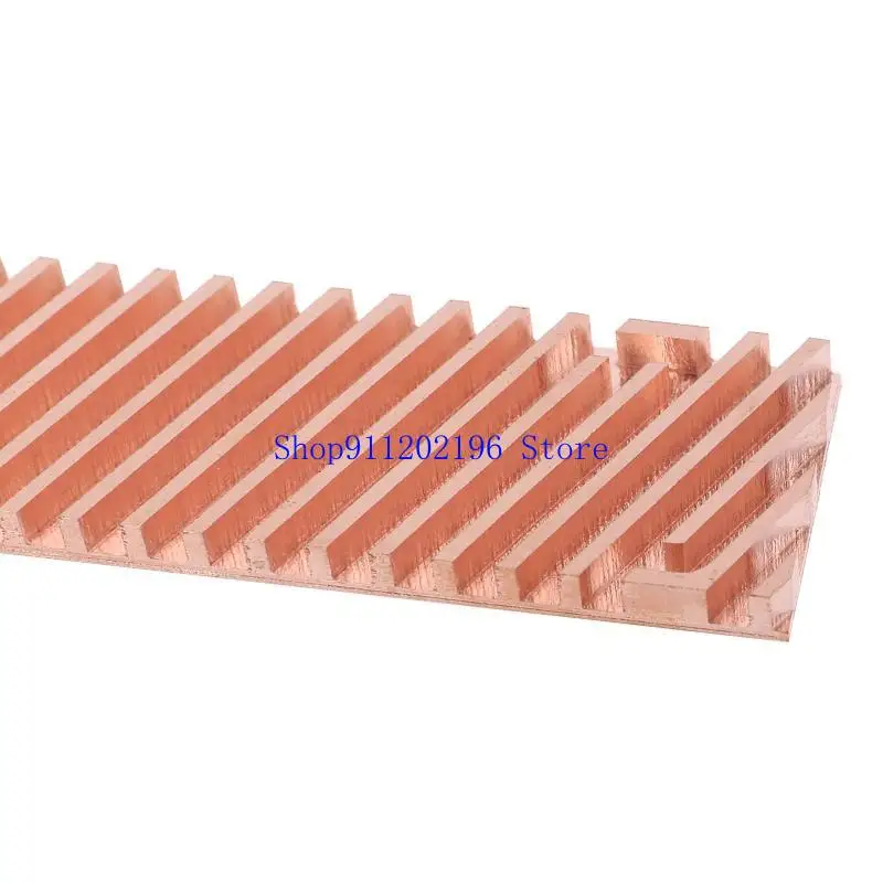 P82A Thin Copper Heatsink Cooler Heat Sink SSD Thermal Pad for M.2 220