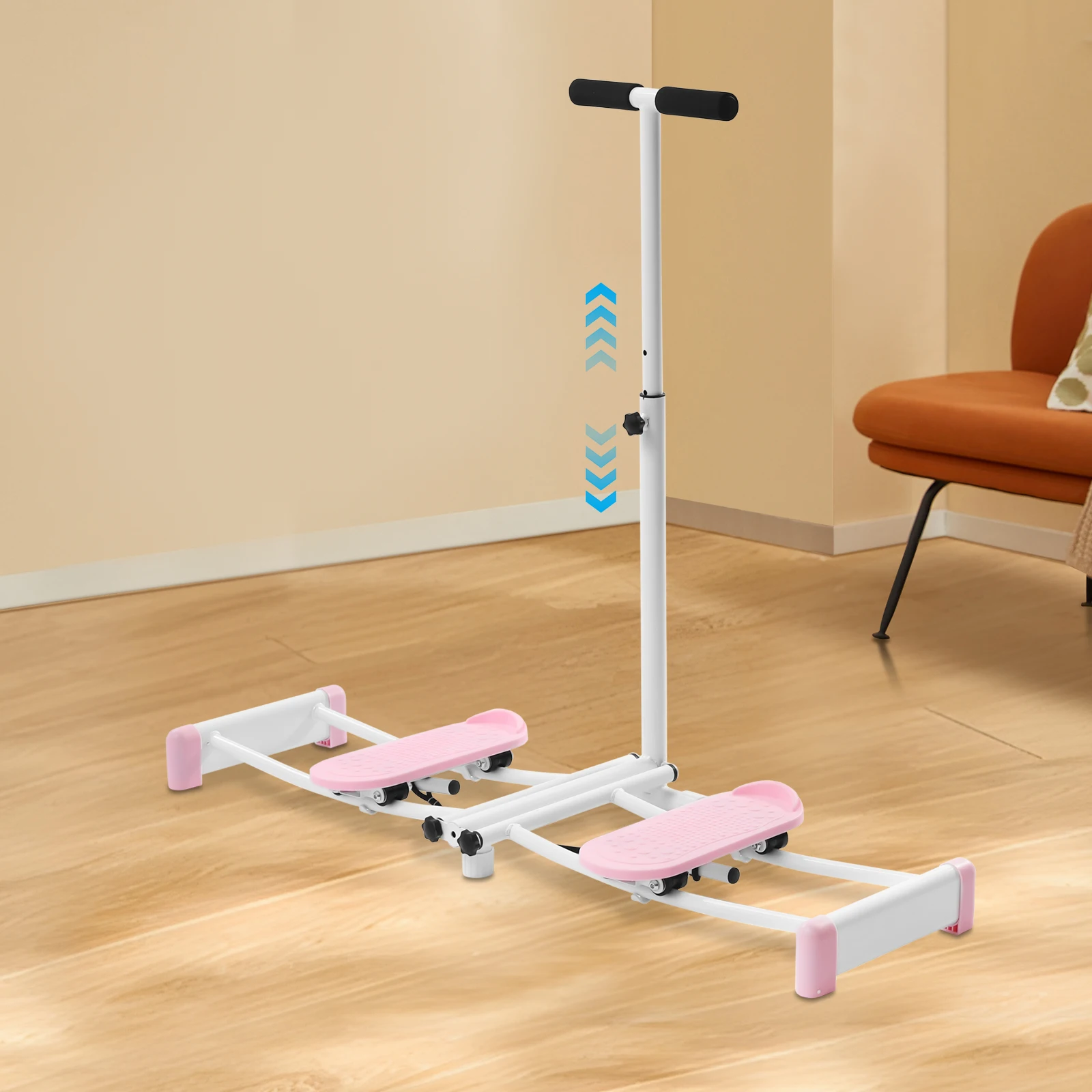 

Ski Machine Exercise Equipment Folding with Adjustable Rods, Kegel Exercises Machine for Pelvic Floor Strengthening, Weight Loss