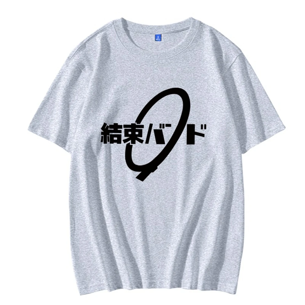 Unisex Anime Cos Hitori Gotoh Ijichi Nijika Cotton Casual Short T-Shirt Tee Tshirt