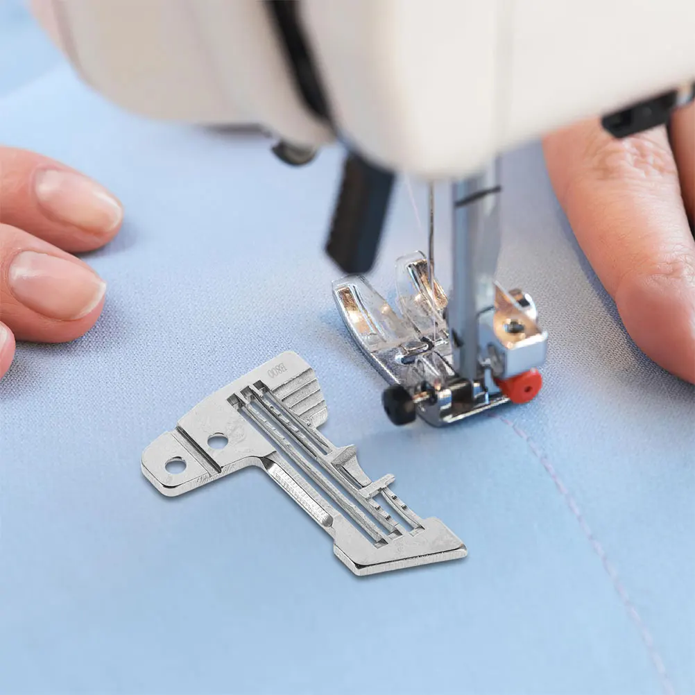 

2 Pcs Sewing Machine Needle Plate Top Clamp Overlocker Attachments Precision Durable Material Easy Installation Stitch Plate