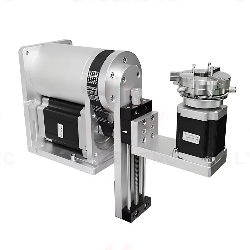 

Spherical 5th Rotary Rotation Axis for LY Fiber Co2 Welding Carving Engraving Marking Machine Use Trinket Processing Tool