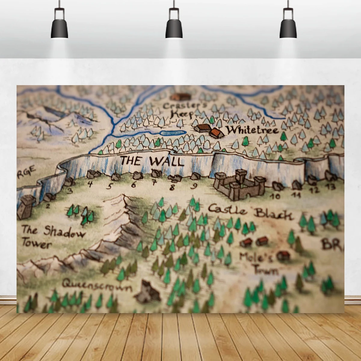 Westeros Known World The Wall Backdrop Happy Birthday Photography  Background Photoshoot Banner Poster Bedroom Decoration