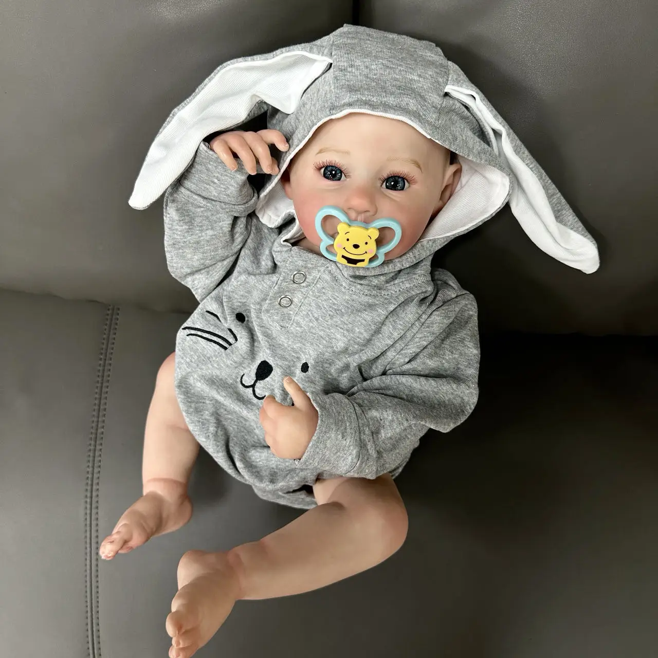 Cokela 50 سنتيمتر واقعية سيليكون الوليد تولد من جديد دمية طفل 20 بوصة لطيف دمية الفينيل ريال لينة اللمس لعبة طفل دمية طفل هدية عيد الميلاد