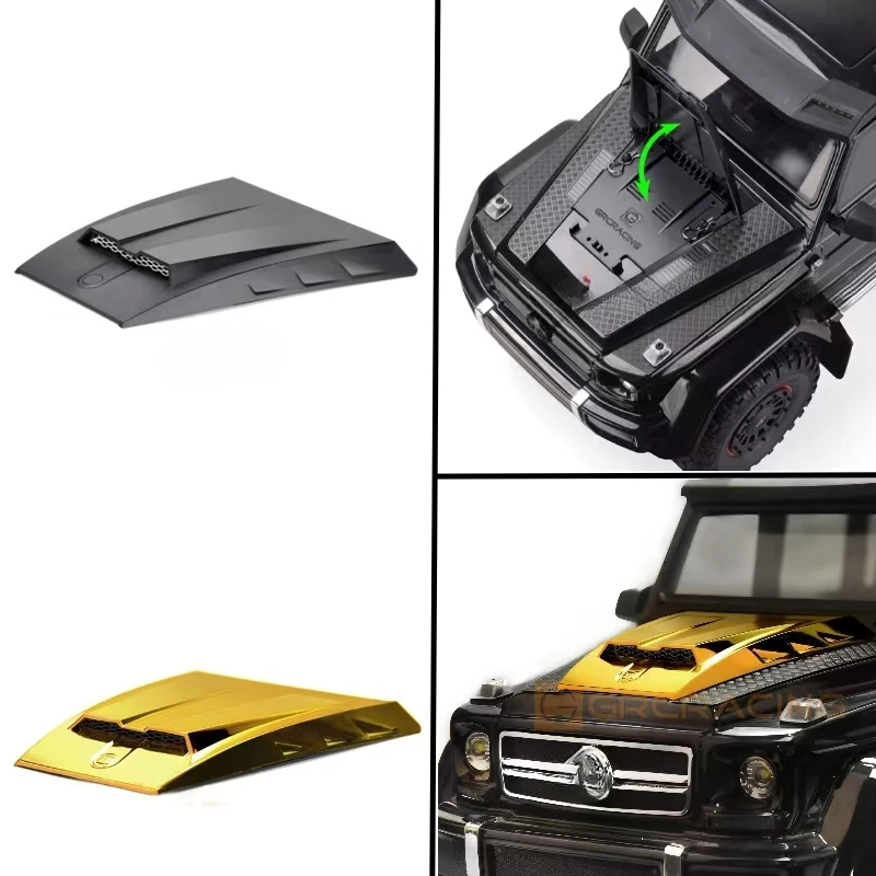 

Hidden Body Pillar + Flip-up Hood for 1/10 RC Crawler Car Traxxas TRX-4 G500 TRX6 G63 Mercedes Hood Brabus Upgradeds Accessories