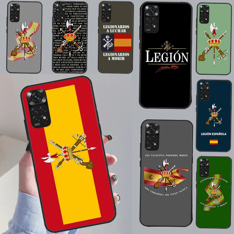 Spanish Legion Case For Redmi Note 11 10 8 9 12 Pro Plus Note 12S 11S 10S 9S Cover For Redmi 12C 9C 10C 10A