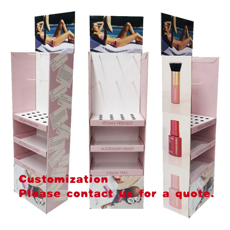 custom.Modern Supermarket Shelf Display Rack Aluminum Alloy with Polished Surface Easy Assembly & Customizable