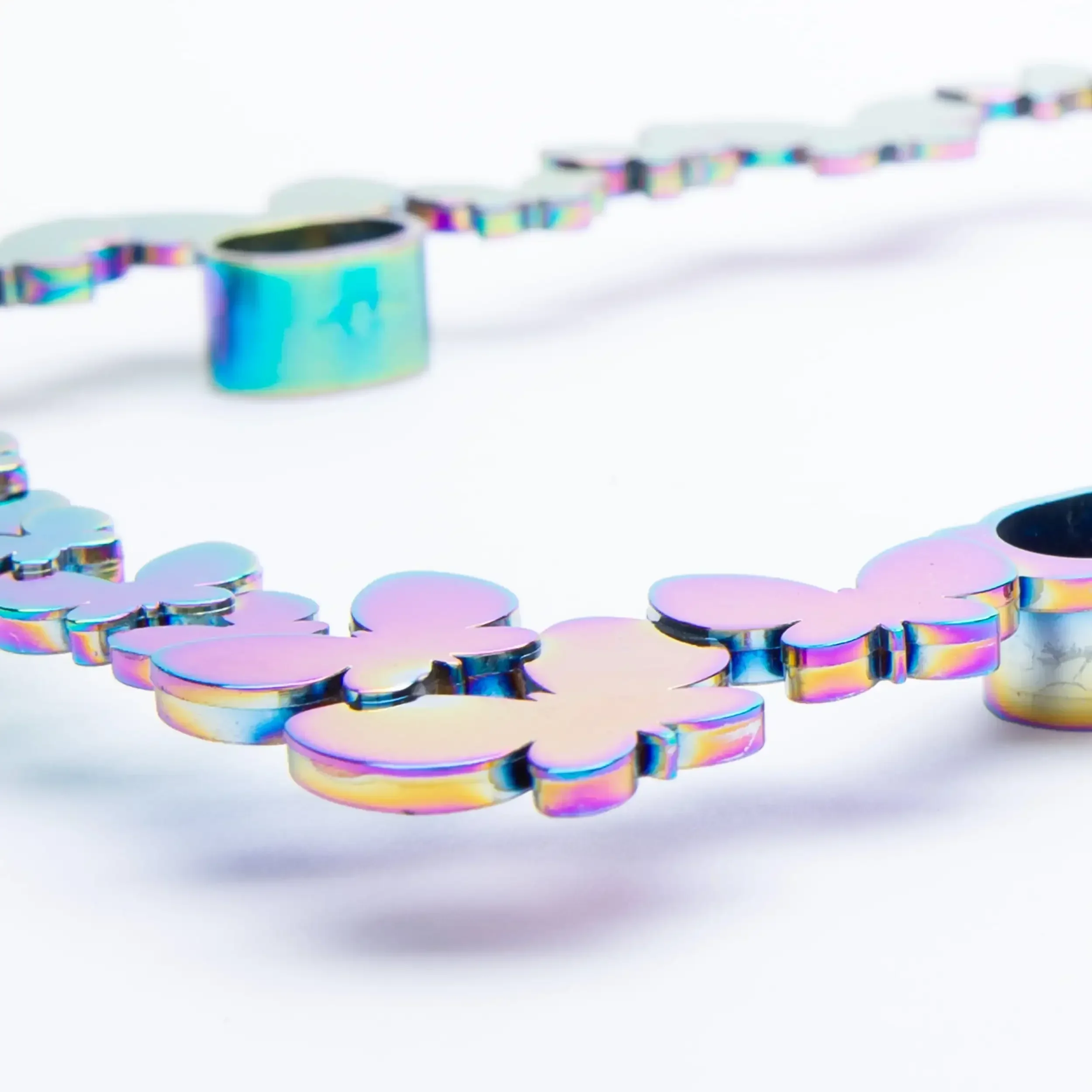 إطار لوحة كروم على شكل فراشة الحرباء - إكسسوارات سيارة مخصصة للنساء، أفكار هدايا #6