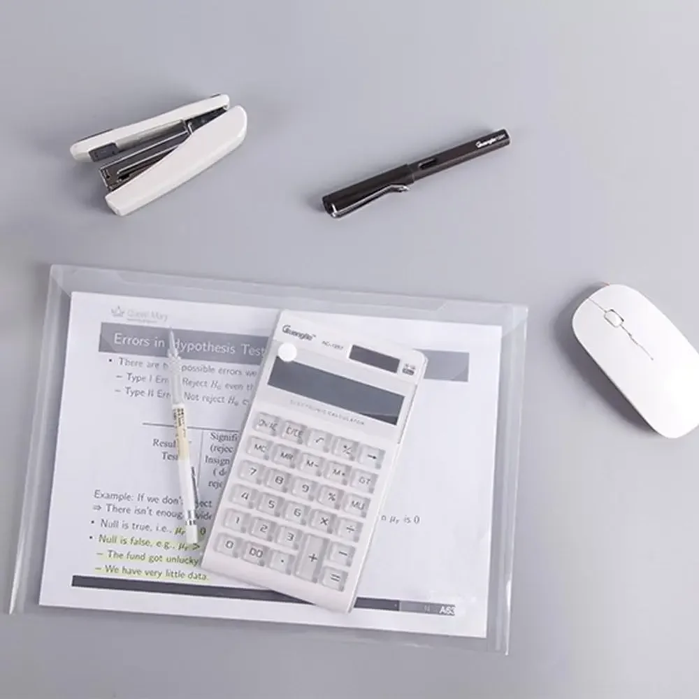 10 قطع من المجلدات البلاستيكية للمستندات، مظاريف بلاستيكية بحجم A4 مع إغلاق سريع، أكياس مجلدات الملفات الشفافة لمكتب المدرسة #6