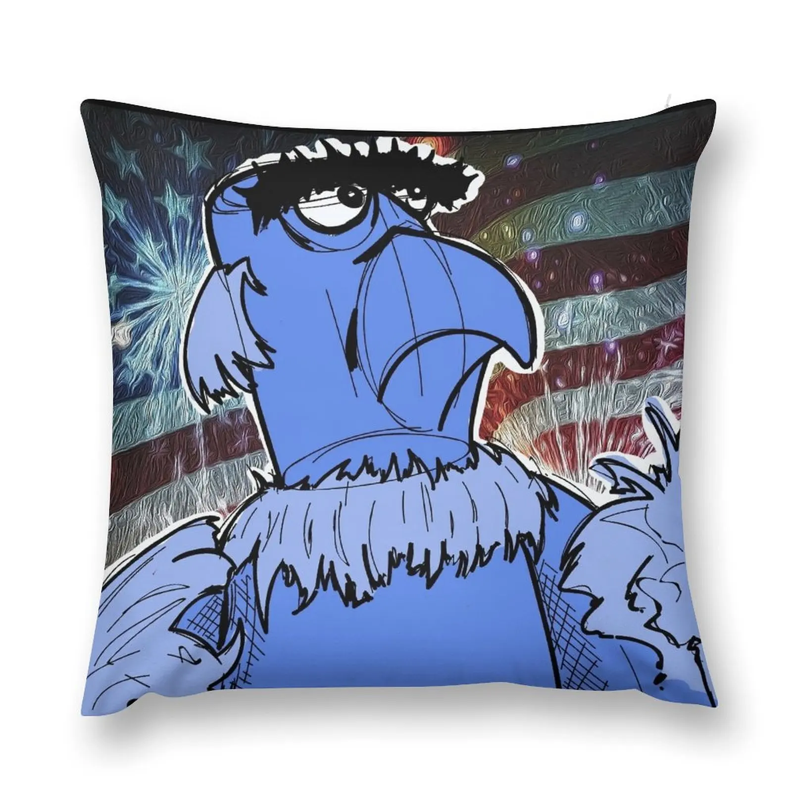 

Sam the Eagle Throw Pillow luxury sofa pillows Christmas Covers For Cushions pillow