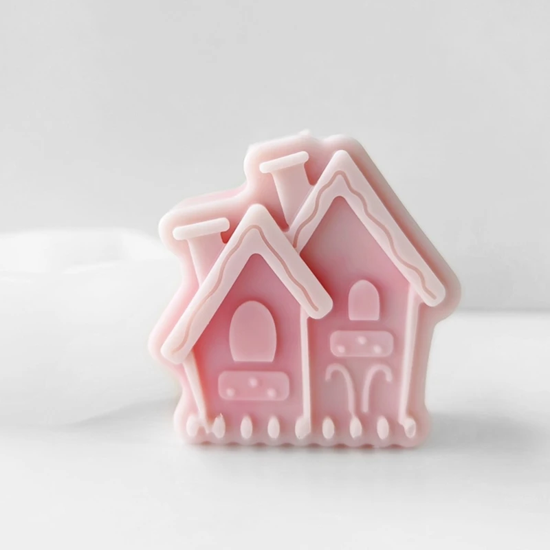 

3D Cartoon House Silicone Mold for DIY Hand-made Ornaments Mould Handicrafts Making Tool Baking Mold