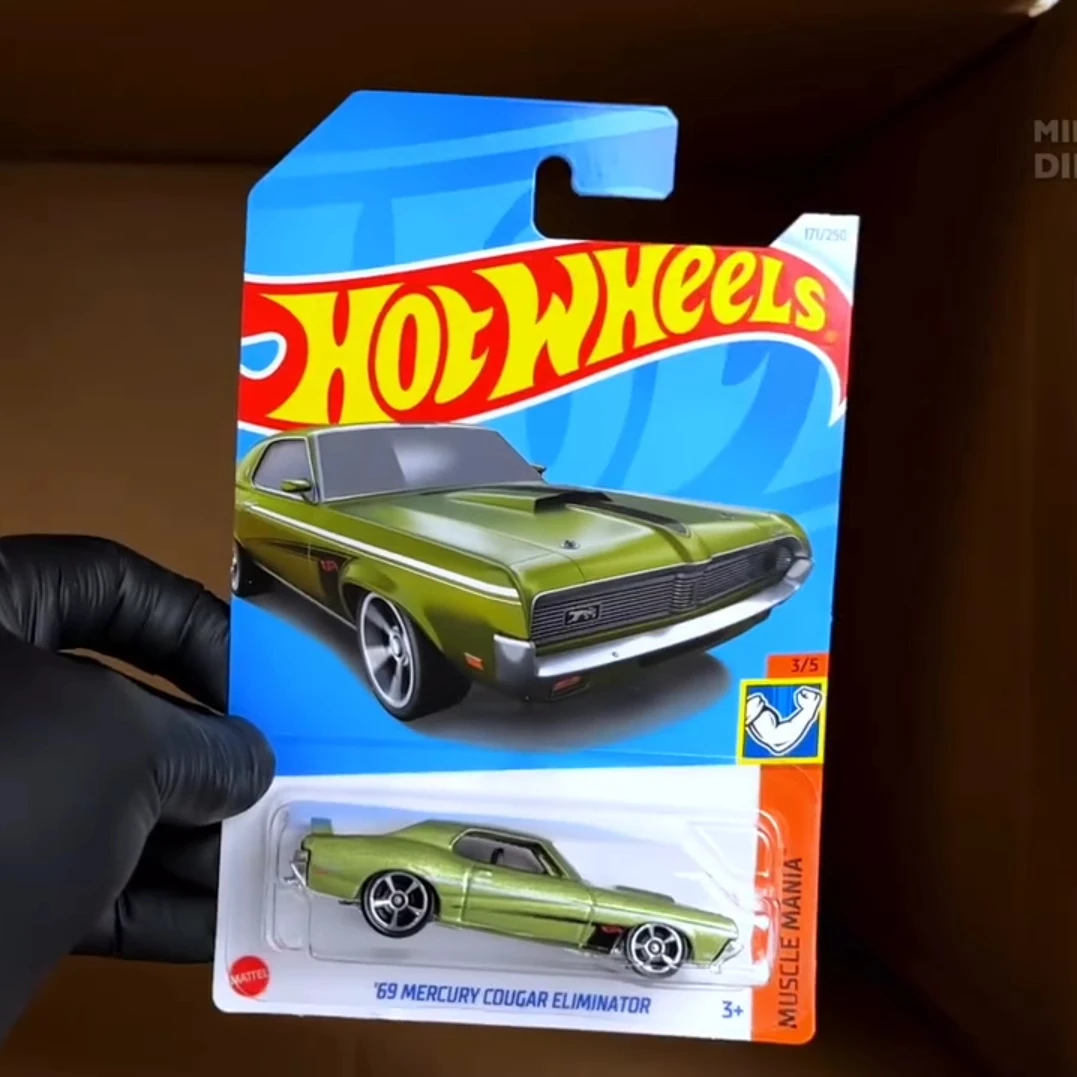 Original Hot Wheels 1/64 69 mercury cougar eliminator Diecast Alloy Model Carro Children  Gift