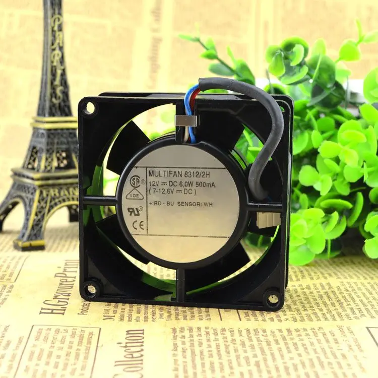 Wall Water Cooling Fan Radiator 80X80X32m 8cm Multifan0.5A Electric Misting Solar Fan