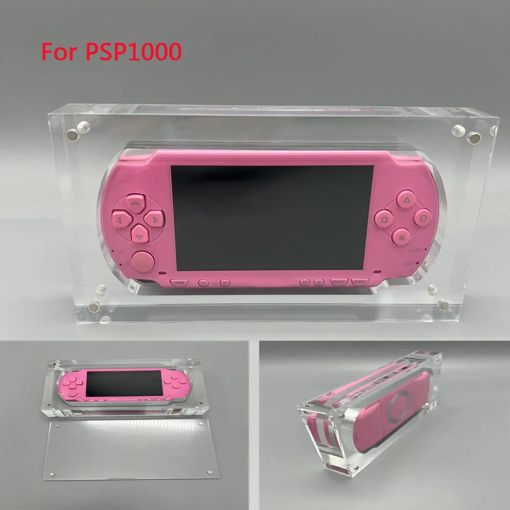 กล่องเก็บเคสอะคริลิคแม่เหล็กสำหรับ1000 PSP/2000/3000คอนโซลเกม