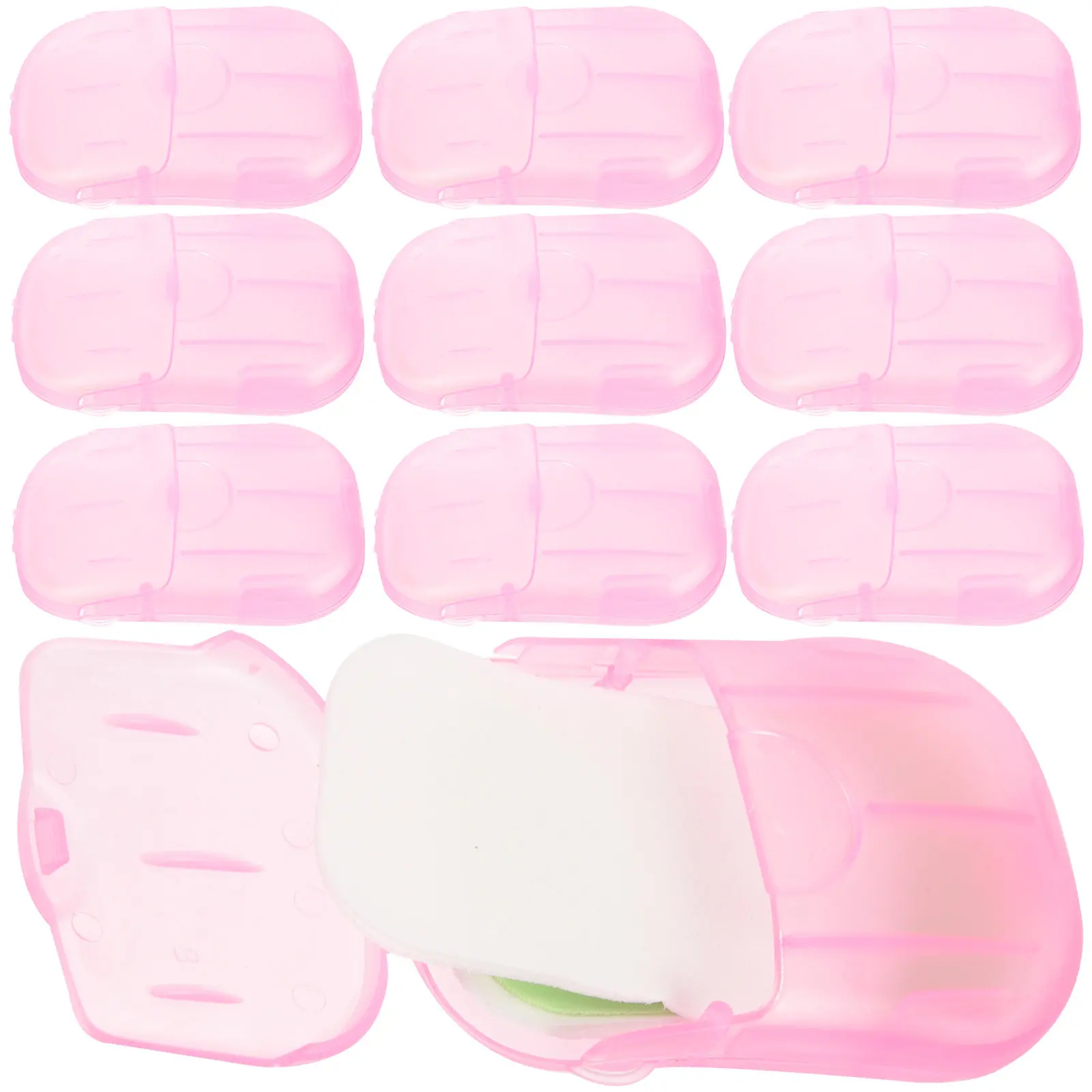 

20 Boxes Travel Soap Slices Hand Washing Soap Sheets for Traveling Portable Lightweight Sanitary Convenient Box Pack Skin