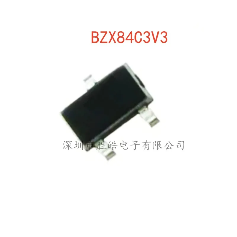 

(3000PCS) NEW BZX84C3V3 Silk Screen Z14 Voltage Regulator Diode 3.3V SOT-23 BZX84C3V3 Integrated Circuit