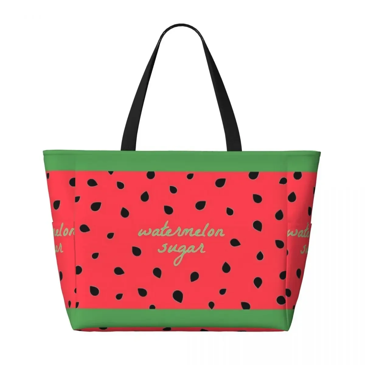 Watermelon Sugar Beach Travel Bag, Tote Bag Retro Adult Out Shoulder Bag Multi-Style Pattern