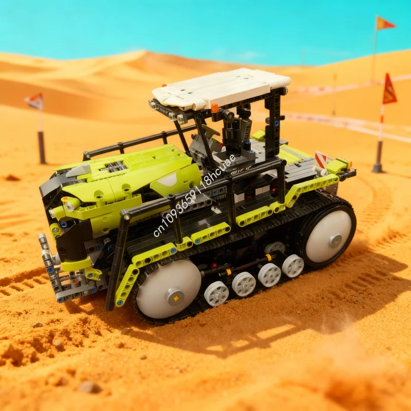 

1619 деталей MOC: Техническая модель Claas Challenger VC, конструктор, архитектурный набор, DIY, рождественский подарок, креативная игрушка, развивающая идея